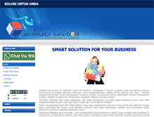 Tablet Screenshot of permata-solution.com